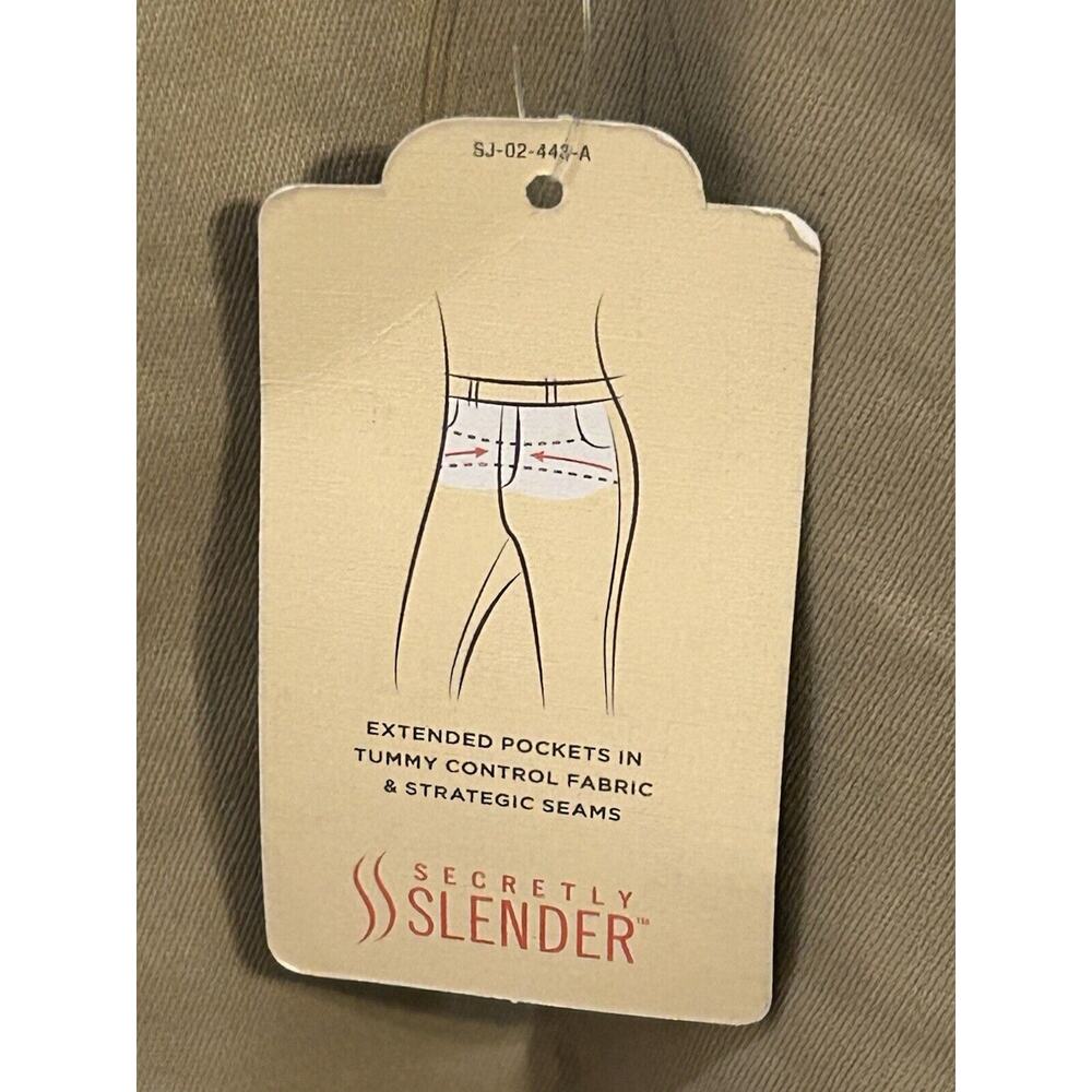 NWT St.John's Bay Mid Rise Khaki Bermuda Shorts Women's size 22W - Picture 2 of 8
